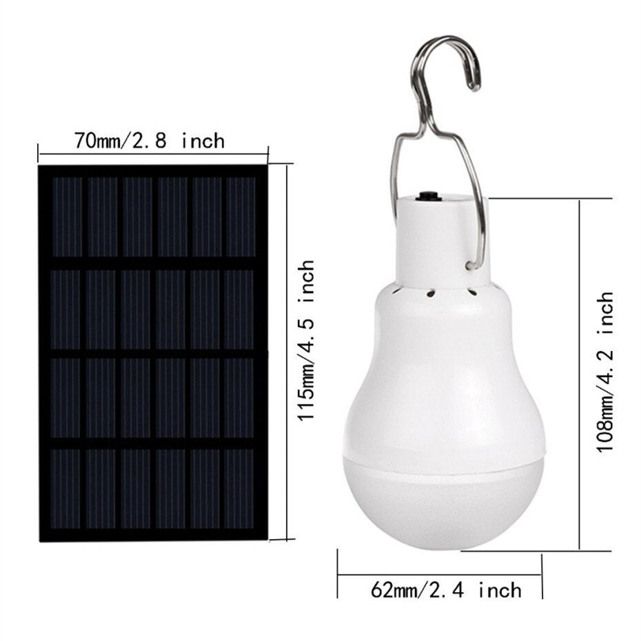 Outdoor LED Solar Bulb