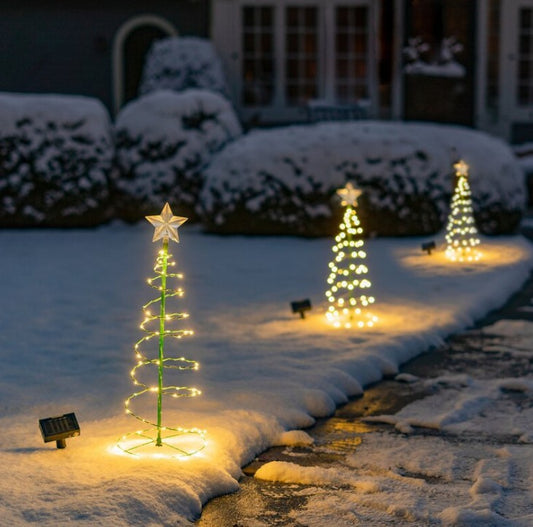 Solar Powered Christmas Tree