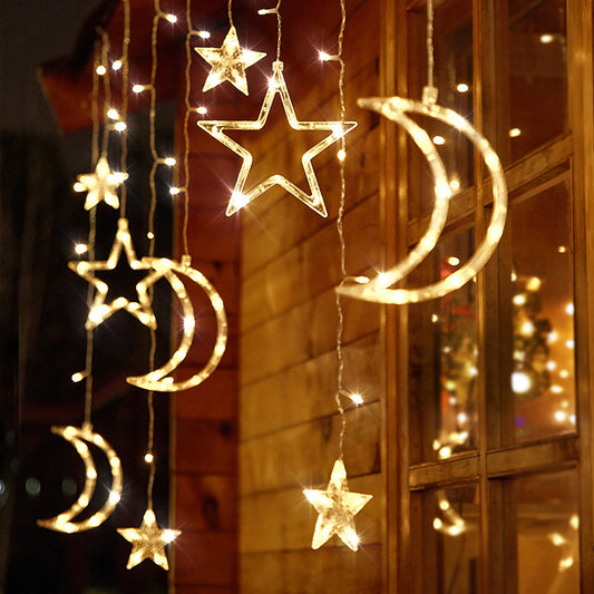 Star and Moon String Lights