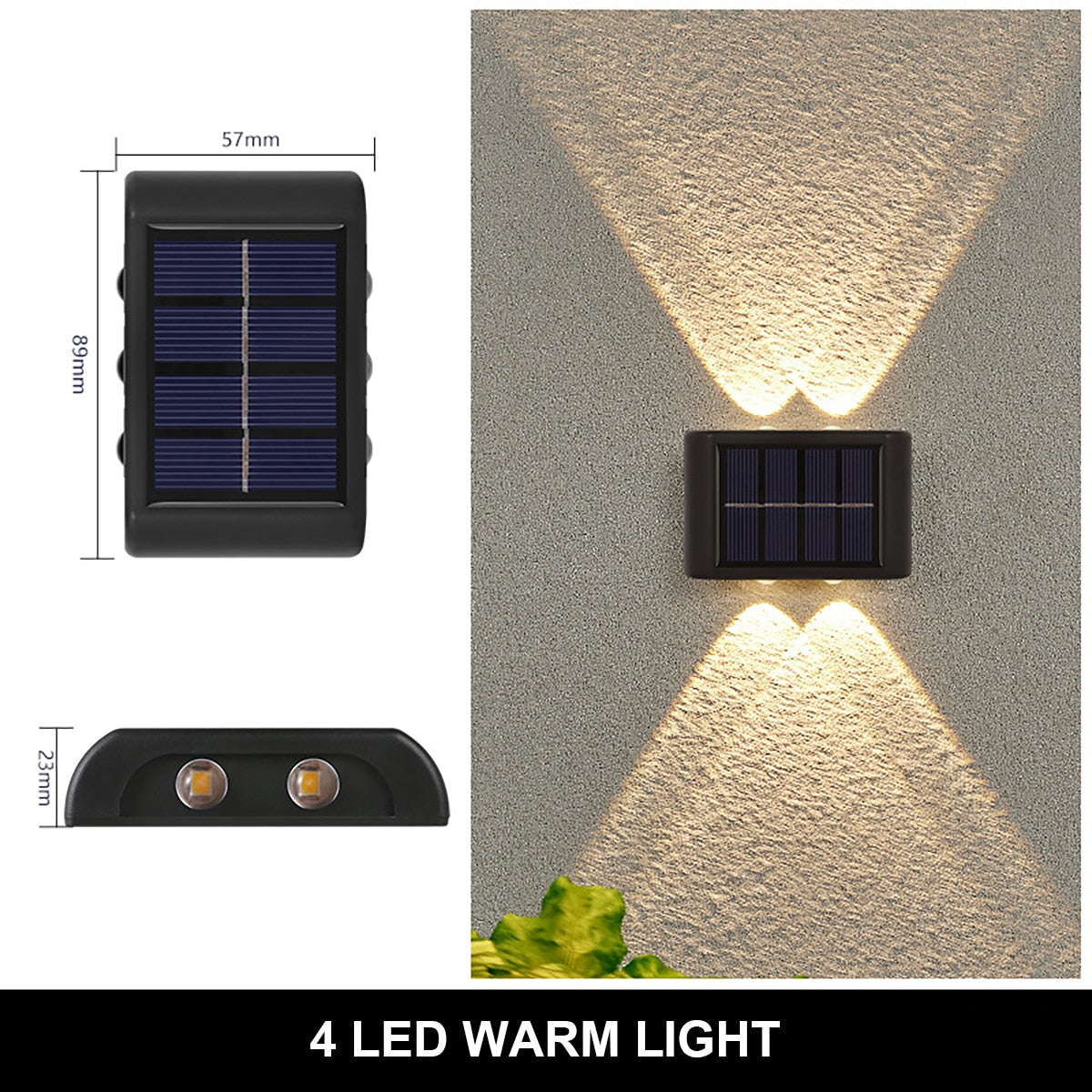 Outdoor Solar Wall Light