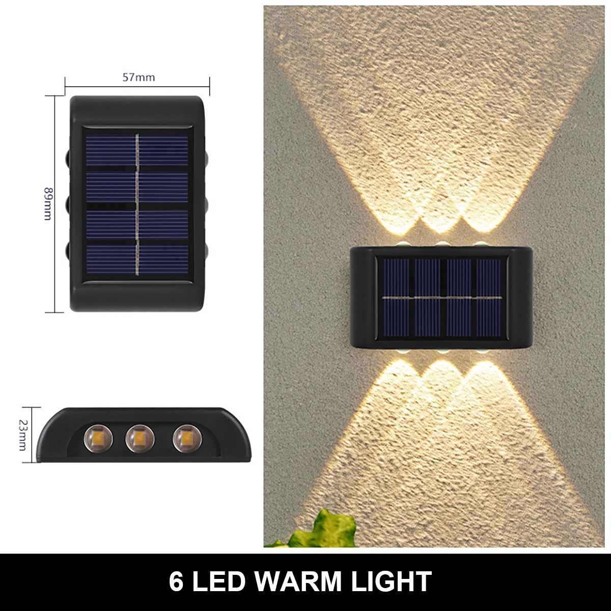 Outdoor Solar Wall Light