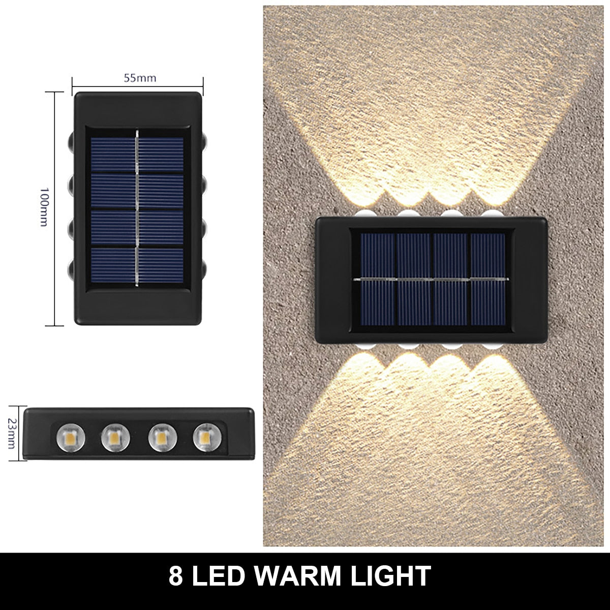 Outdoor Solar Wall Light